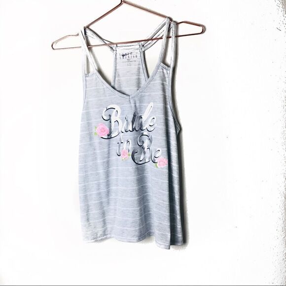 NWOT ANGL Love and Cherish Bride To Be Tank XS - Picture 3 of 8